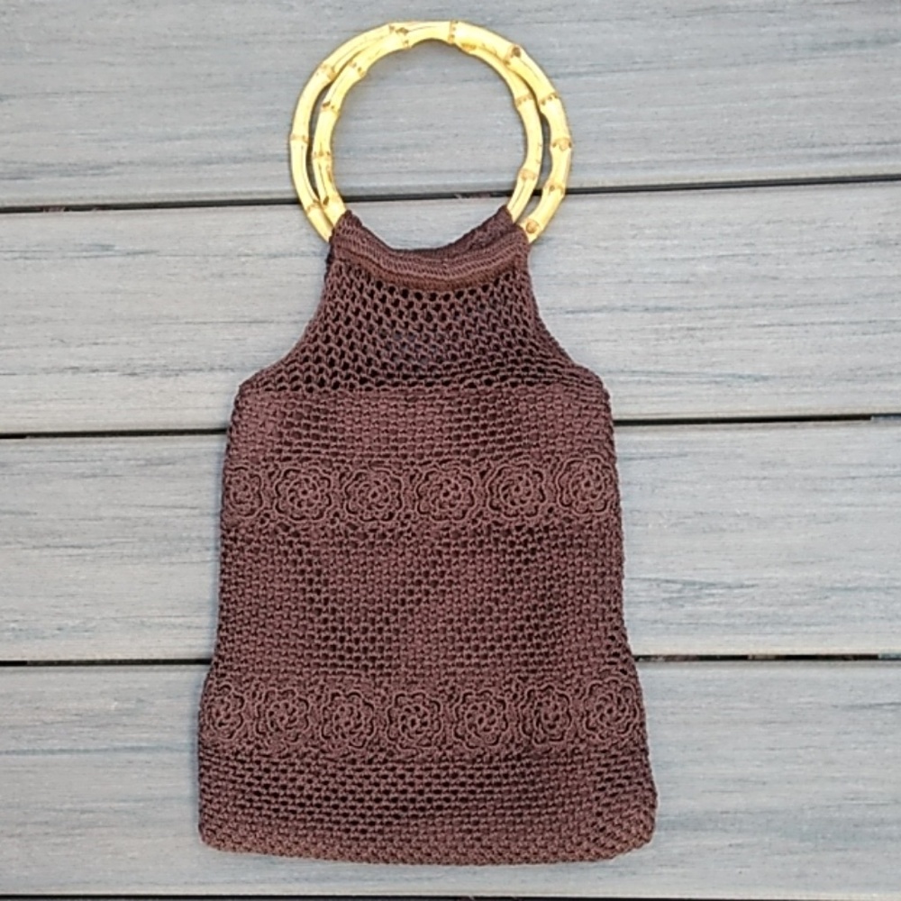 Accessories Crochet Brown Tote